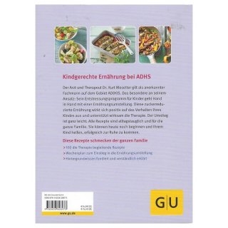 Kindgerechte Ernährung bei ADHS *(GU Gesund essen) Taschenbuch