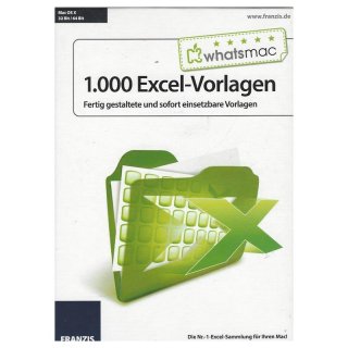 WhatsMac - 1.000 Excel-Vorlagen