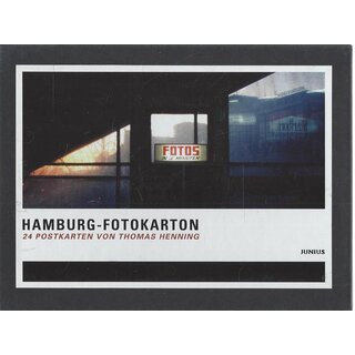 Hamburg-Fotokarton: 24 Postkarten Mängelexemplar von Thomas Henning